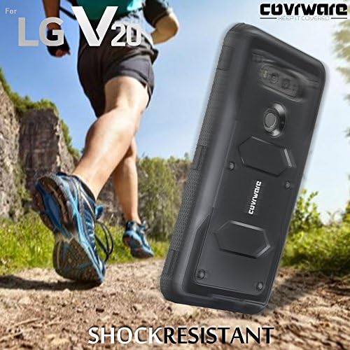 Covrware Aegis Series Case עבור LG V20 עם [מגן מסך] מובנה מארז שריון נרתיק מחוספס בגוף מלא [קליפ